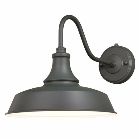 PERFECTTWINKLE 12 in. Dorado Outdoor Wall Light in Hunter Green PE3257401